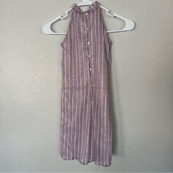 Janie&Jack X Rachel Zoe Stripe Sparkle Jumpsuit 2T - Picture 8 of 8